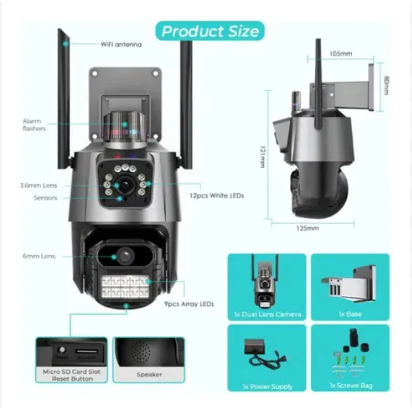 Camara Wifi Para Exteriores Tc221