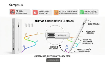 Apple Pencil Con Hand Touch