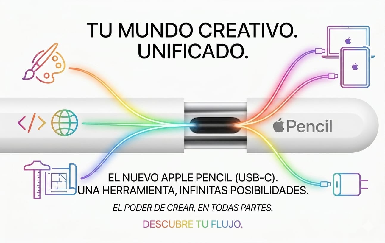 Apple Pencil Con Hand Touch