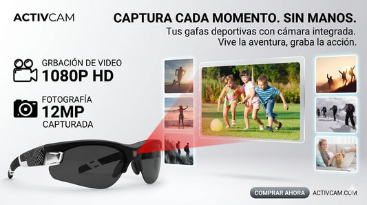 Lentes De Sol Deportivos Con Camara